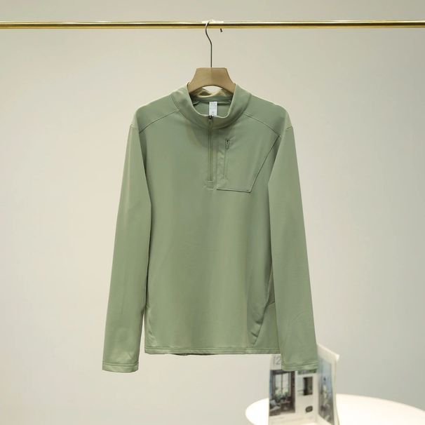 Men's Clothing Same Style Outdoor Spring And Autumn Sweater New Style Basic Versatile Fashion Casual Long Sleeved Bottoming Shirt Short Jacket_viptrois.com