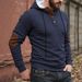 Men's New Simple And Fashionable Loose Hooded Casual Fashion Pullover Sweatshirt Long Sleeved Sports Top_viptrois.com