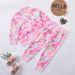 Mother&Kids Girls' pink tie dye zipper tracksuit children's coat children's wear_viptrois.com