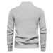boy 2023 Autumn Winter New European Size Cross-Border Sweater Long Sleeve Zipper Stand Collar Solid Color Versatile Casual_viptrois.com