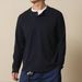 High-Quality Design Sense Henry Two-Piece Long Sleeve T-Shirt Men's Autumn Base Shirt Casual Versatile Top Simple_viptrois.com
