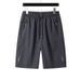 Men's Clothing Summer Men's Shorts Quick Drying Ice Silk Sports Leisure Cool Loose Large Size Outer Wear Thin Shorts Beach Pants_viptrois.com