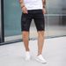 Men's Clothing Point Denim Casual Shorts Summer Men's PantsSlim Men's Denim Shorts 5 Points Hole_viptrois.com