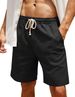 Premium Products 2025 Men's Cotton Strap Large Pocket Casual Shorts_viptrois.com