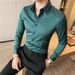 Essential Slim-Fit Dress Shirt - Premium Polyester Blend (Extended Sizes 7XL) - Classic Solid Colors_viptrois.com