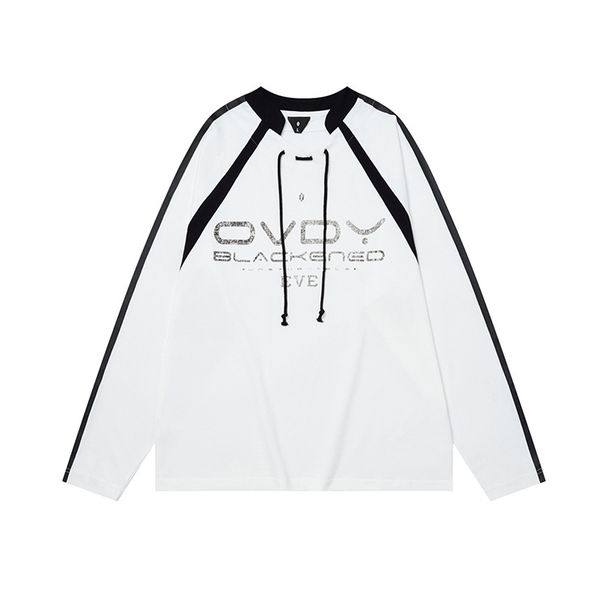 Men's Clothing 260g Heavy Contrast Color Raglan Sleeve Long Sleeve T Shirt Autumn And Winter New Football Collar Bottoming Shirt Top_viptrois.com