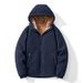 Men's Heavyweight Fleece Zip-Up Hoodie – Sherpa-Lined Winter Jacket For Outdoor & Casual Wear (Black, Caramel, Blue, Green, Red)_viptrois.com