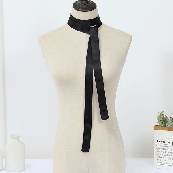 160cm Decorative Scarf Women, Small Neck Scarf, Belt, Hairband, Ribbon, Accessory For Spring Summer, Thin And Long_viptrois.com