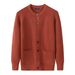 Monochrome Man- Autumn Wintr Nw Knittd Swatr Cardigan Jackt For Mn, Warm And Matur British Styl Businss Forign Trad_viptrois.com