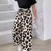 Kids’ Clothing Girls' Summer Leopard Print Trousers Suit New Children's Casual And Fashionable Two Piece Suit_viptrois.com