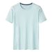 Man's clothing Men's outdoor quick drying large size short sleeve printed sports T-shirt elastic quick drying men short sleeve_viptrois.com