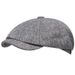 Outdoor Casual British Style Big Head Octagonal Hat Men's Large Size Newsboy Cap Trendy Artist Beret Women's_viptrois.com