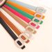 new fashion sweet girl belt women's light luxury high-end versatile women's belt pearl buckle decorative jeans belt_viptrois.com