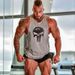 Men's Clothing Muscle Sports Fitness Vest Punisher Multicolor Cotton One Piece Dropshipping_viptrois.com