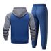 New Coat Autumn And Winter Men's Color Matching Fashion Raglan Sleeve Sweatshirt Men's Casual Sports Top_viptrois.com