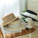 Women's Straw Hats Pearl Straw Hat Women's Summer Beach Sun Hat Sun Protection Straw Sun Hat Celebrity Style Flat Top Hat_viptrois.com