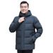Pure Men's Jacket Short Thickened Winter Business Dad Style White Duck Down Plus Size Warm Coat Cold Resistant_viptrois.com