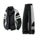Inspired Autumn Jacket & Pants Set For Teens - Trendy Streetwear Outfit For High School & College Students (M-3XL, Navy/Black/White)_viptrois.com