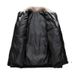 Men's Clothing Men's Leather Jackets And Cotton Clothes 2021 New Style Fur Collar Trendy Korean Style Men's Winter Coat Thickened Cotton Coat_viptrois.com