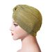 New style golden bright silk polyester sports leisure Indian hat Middle East turban hat_viptrois.com