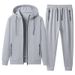 Men's Clothing New Korean Fashion Cardigan Hooded Casual Sports Suit Men's Chinese Fashion Brand Sweater Spring And Autumn_viptrois.com