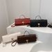 Textured Woven Pattern Fashion Handbag Personalized Shoulder Bag Messenger Bag Minimalist Style Small Square Bag_viptrois.com
