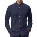 Men's Classic Oxford Button-Down Shirt – Breathable Cotton-Blend Long Sleeve Casual Shirt With Chest Pocket (M-5XL, White/Blue/Grey/Black/Navy)_viptrois.com