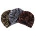 Ladies' Headscarf GOLDEN BLOOM - Embroidered Turban Hat (Ethnic Elegance, Fashion Trends, Hot Seller)_viptrois.com