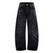 Washed Vintage Punk Oversized Denim Scimitar Men's Street Style Versatile Loose Casual Long Pants_viptrois.com