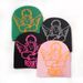 Unisex Jacquard Knit Beanie - Warm Winter Hat With Cupid Embroidery, Acrylic Material, Streetwear Style For Men And Women_viptrois.com