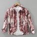 Tie Dye Dark Button Long Sleeved Shirt For Men, Fashionable And Versatile, Artistic And Casual Loose Top_viptrois.com