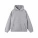 Hoodie, Autumn And Winter Trendy Brand, Solid Color, Loose Fit, Hard And Versatile Jacket_viptrois.com