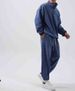 Men's Solid Color Sweatpants Suit_viptrois.com