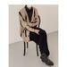 V-neck Knitted Sweater Men's Autumn And Winter Loose Cardigan Sweater To Wear Jacquard Shirt_viptrois.com