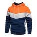 Men's Large Size Color Matching Fashion Hip Hop Sweatshirt Men Casual Sports Tops_viptrois.com