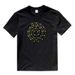 Summer Personalized Starry Print Men's Short Sleeved T-shirt, Youth Fashion High-end Silk Cotton T-shirt_viptrois.com