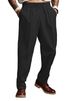 Men's Clothing Men's Wide Leg Casual Sports Pants Mid Waist Loose American Sweatpants Solid Color Drawstring Sports Jogging Pants_viptrois.com