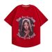 High street hip-hop character print short sleeved men's trendy brand loose couple casual t-shirt_viptrois.com