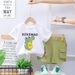 Summer 2025 New Children's Leg Dinosaur Boys' Cartoon Handsome Short Sleeve Two Piece Set_viptrois.com