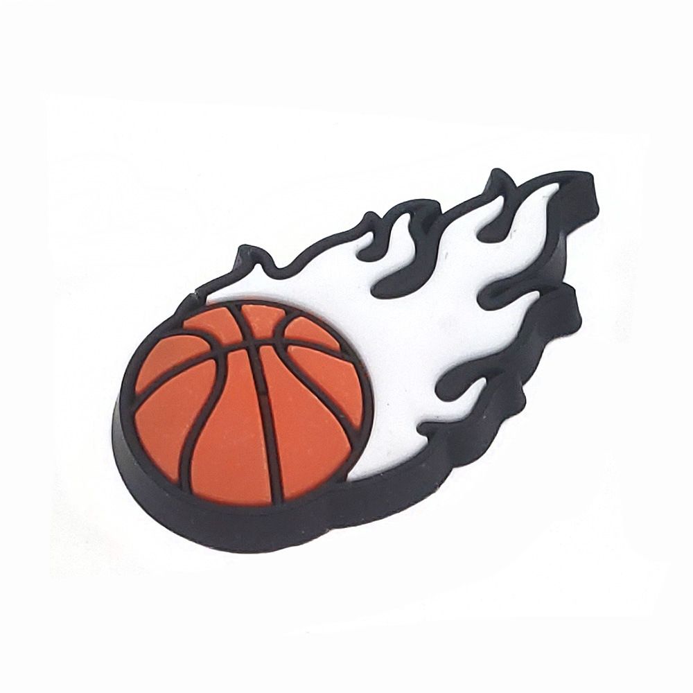 Basketball Series Cartoon Shoes Flower Shoe Buckle Personality All Match Basketball Lovers Garden Shoes Decorative Buckle Accessories_viptrois.com