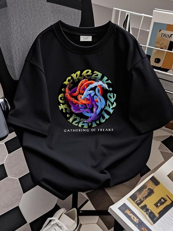 Freak Of Nature Gathering Of Freaks T-Shirt Short Sleeve Cotton S To 5XL PM1565 Breathable Stretched Fashion Unisex Comfortable Casual Streetwear_viptrois.com