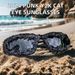 Purely Handmade Street Shaped Sunglasses, Avant Garde Heavy American Black Gothic Style Party Sunglasses For Men And Women_viptrois.com