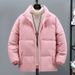 Men's clothing cotton-padded coat men's fashion brand ins all winter loose thick retro cotton-padded coat_viptrois.com