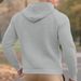 Monochrome Man- 25 European And American Autumn Winter Men's Jacquard Small Check Long Sleeve Hooded Pullover Loose_viptrois.com