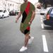 2025 New Summer Style Trendy Men's Short Sleeved Shorts Set Round Neck Casual Two_viptrois.com