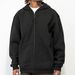 Men's Clothing Zip Up Hoodies Sweatshirts, Jackets Men's Streetwear Zip Hoodie - Oversized High Street Pullover With Full-Zip & Kangaroo Pocket_viptrois.com