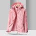 Unisex 3-in-1 Detachable Waterproof Windproof Jacket For Hiking Skiing Outdoor Activities - Fleece Lined Camouflage Winter Spring Fall Coat_viptrois.com