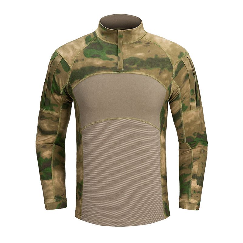 Men's Clothing Frog Suit Tops Men's Long Sleeve Outdoor Sports Training Camouflage Frog Tactical Suit_viptrois.com