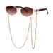 2025 New Fashion Chain Sunglasses Women's Irregular Frame Premium Sunglasses Women's Korean Edition Sunglasses Wholesale Sunglasses_viptrois.com