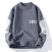 1 Winter Mink Cashmere Sweater Men's Half Turtleneck Fleece Thickened Knitted Base Shirt Trendy Autumn Outfit_viptrois.com